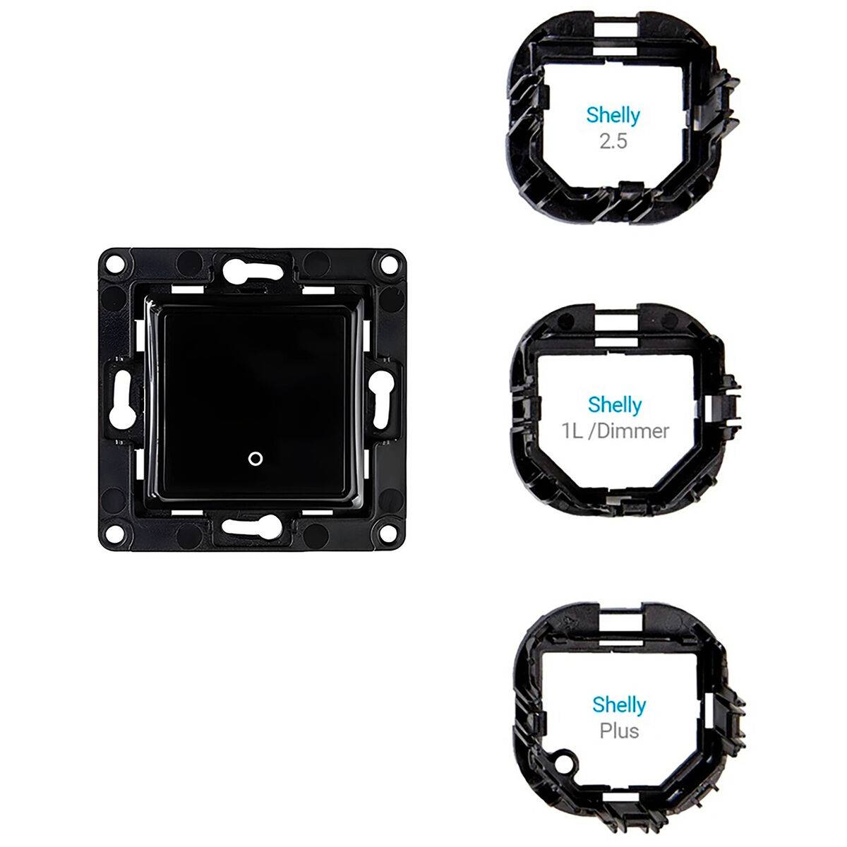 Shelly Interruptor Pared Switch 1 Negro