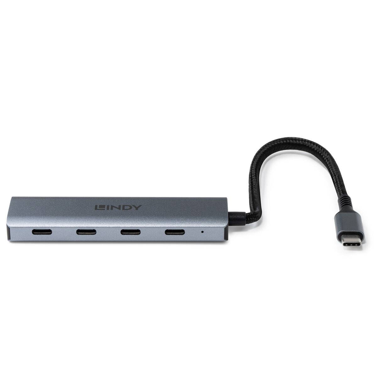 Hub USB LINDY Gris