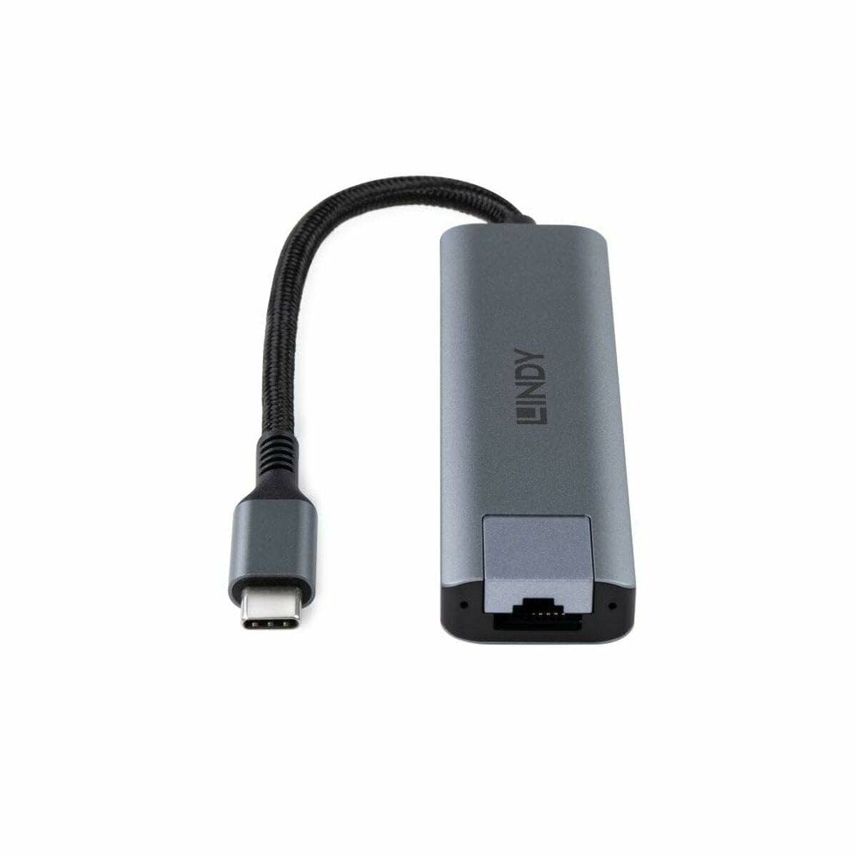 Hub USB LINDY Gris