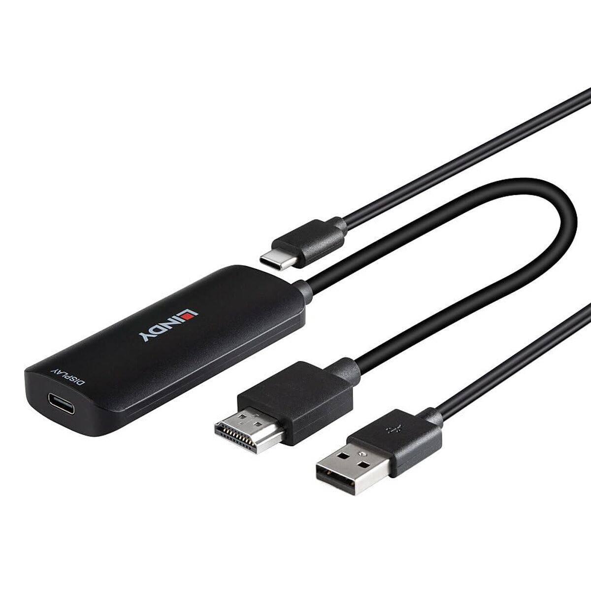 Adaptador HDMI a DVI LINDY Negro 20 cm