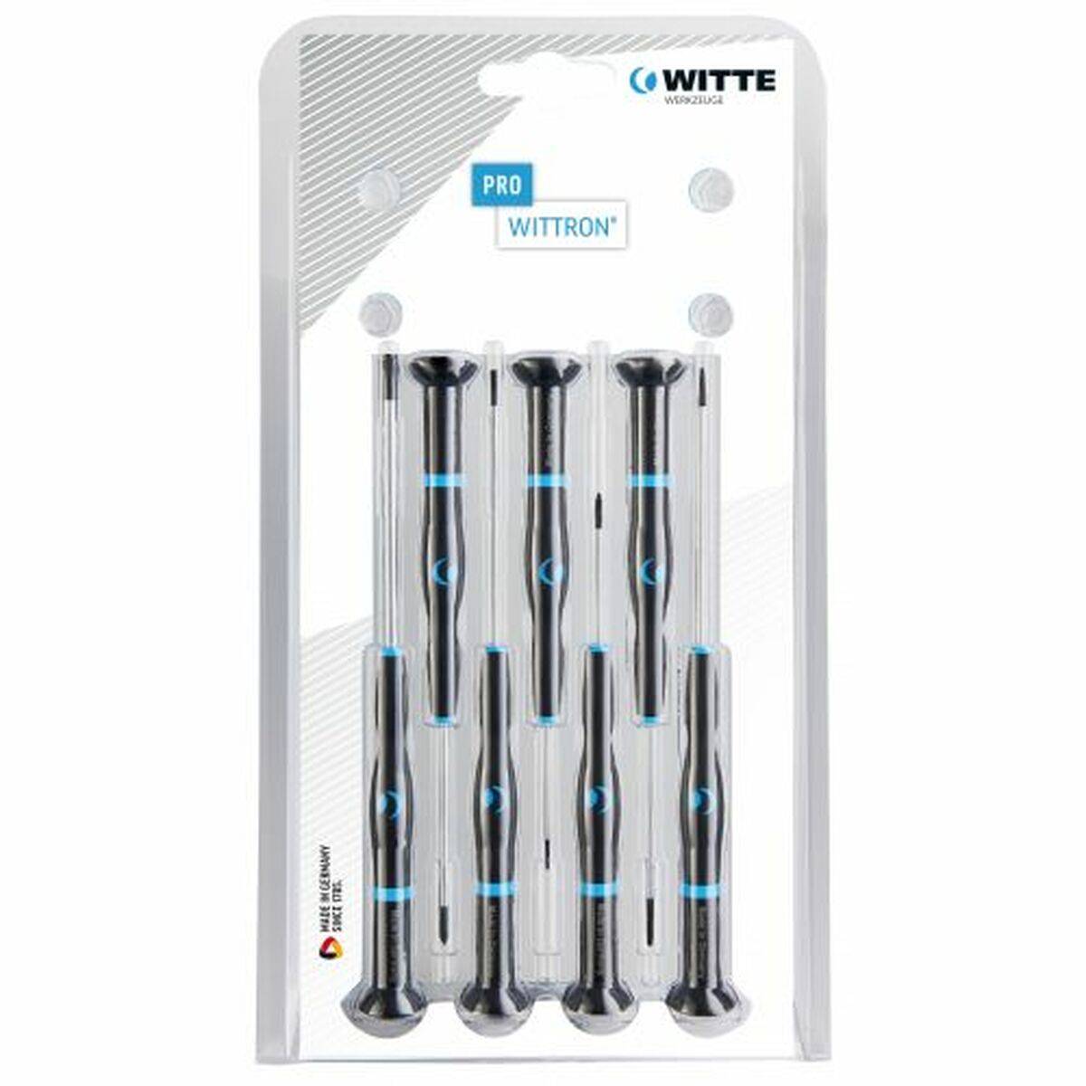 Set de destornilladores de precisión WITTE Phillips Plana