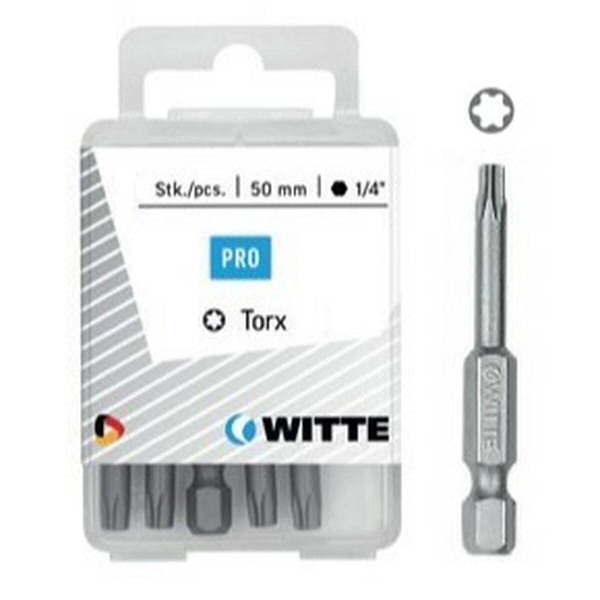 Juego de puntas WITTE Torx TX 25 5 Unidades