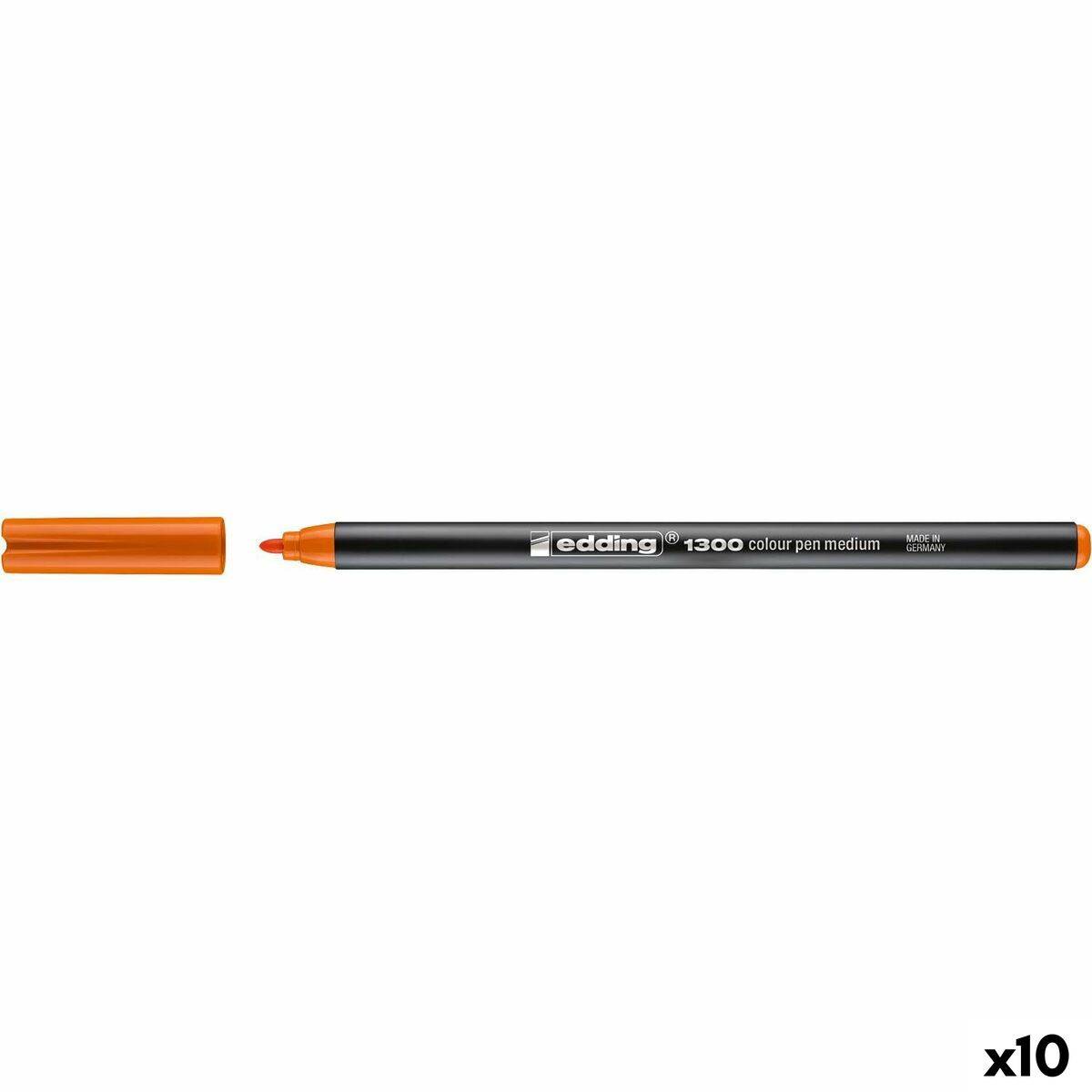 Rotulador Edding Naranja (10 Unidades)