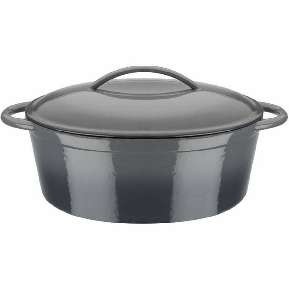 Cacerola Con Tapa GSW Gris Hierro Fundido