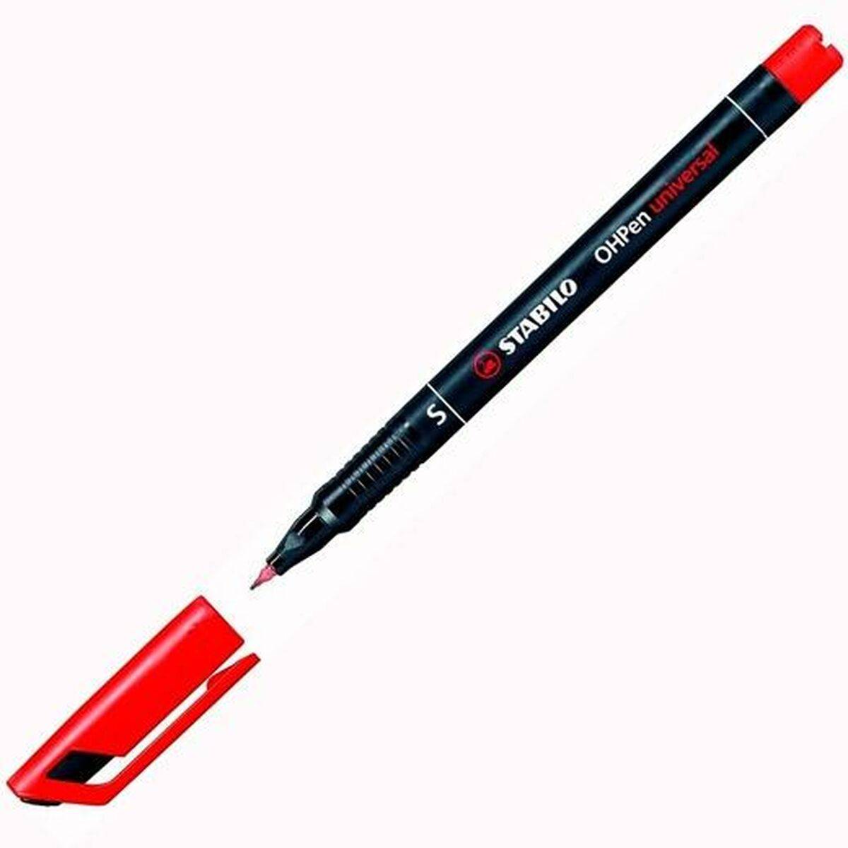 Set de Rotuladores Stabilo OHPEN UNIVERSAL Negro 0,4 mm (10 Unidades)