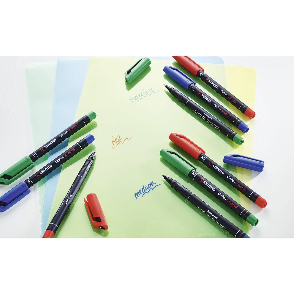 Rotulador permanente Stabilo Verde 0,7 mm 10 Piezas