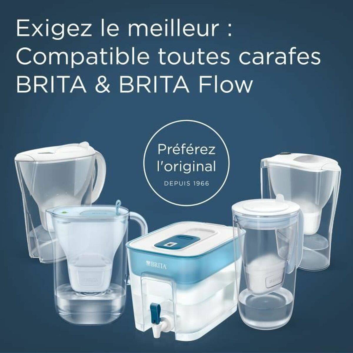 Jarra Filtrante Brita Azul