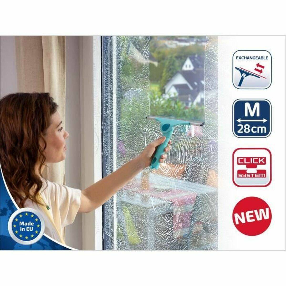 Limpiacristales Leifheit Pro Reach 51425 M 28 cm Plástico Turquesa
