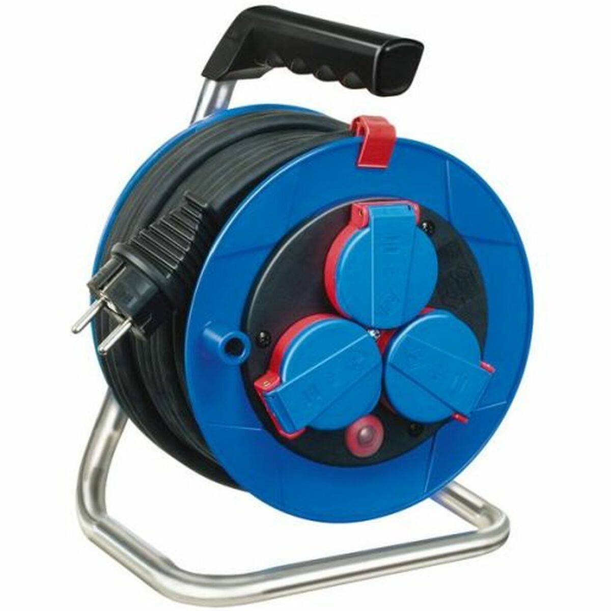Enrollacables Brennenstuhl Garant® compacto Bremaxx® N05V3V3-F3G1,5 15 m 3 x 1,5 mm 3 Enchufes