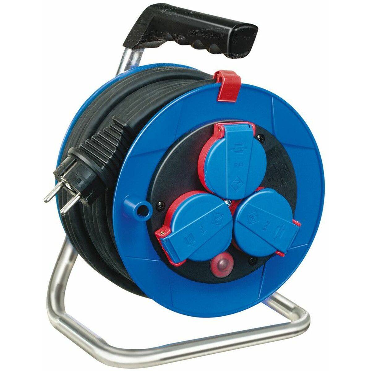 Enrollacables Brennenstuhl Garant® compacto Bremaxx® N05V3V3-F3G1,5 15 m 3 x 1,5 mm 3 Enchufes