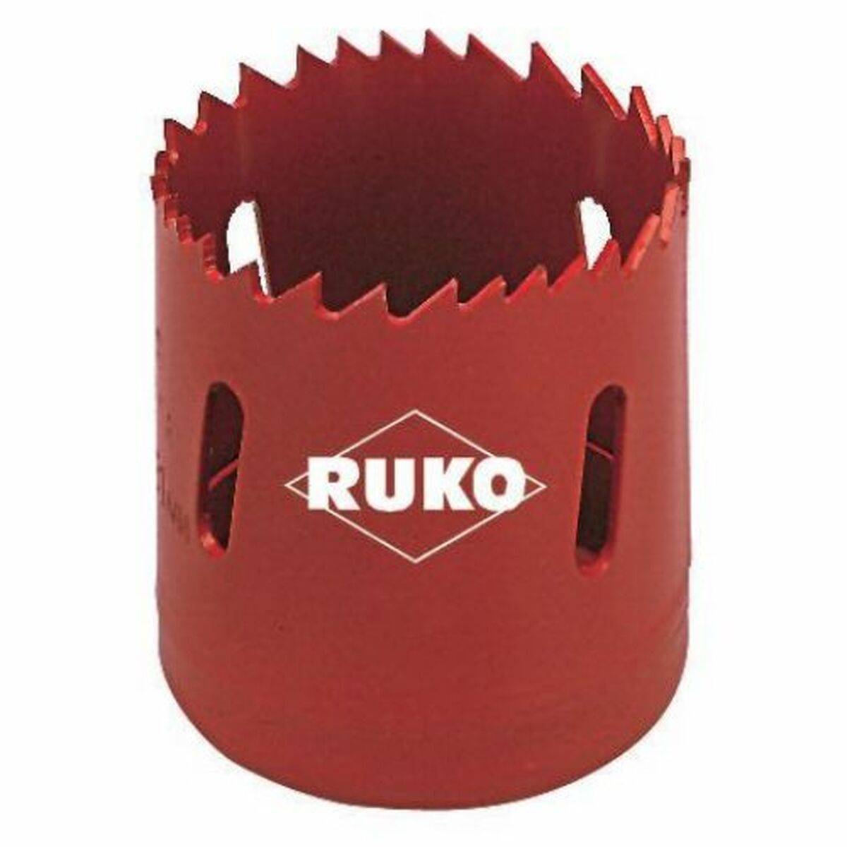 Corona perforadora RUKO Ø 114 mm Acero de alta velocidad (HSS)