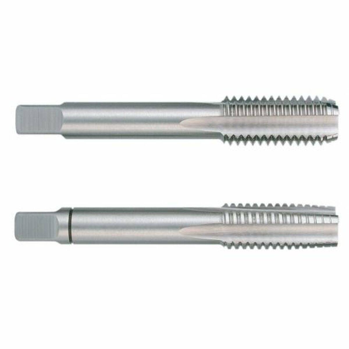 Juego de Machos para roscar a mano RUKO 20 mm Acero (2 Unidades)