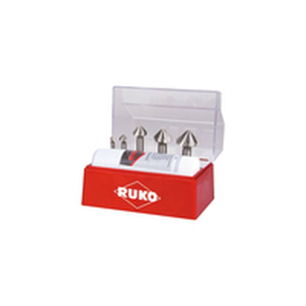 Juego de avellanadores RUKO 102142A DIN 335 Acero de alta velocidad (HSS) 5 Piezas