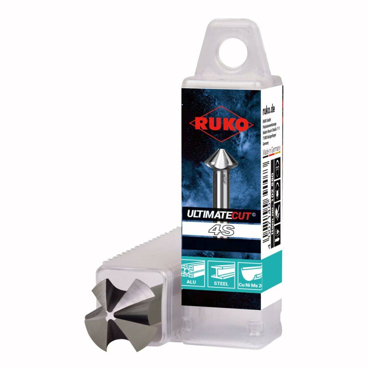 Avellanador cónico RUKO ULTIMATECUT 4S 20 mm Acero de alta velocidad (HSS)