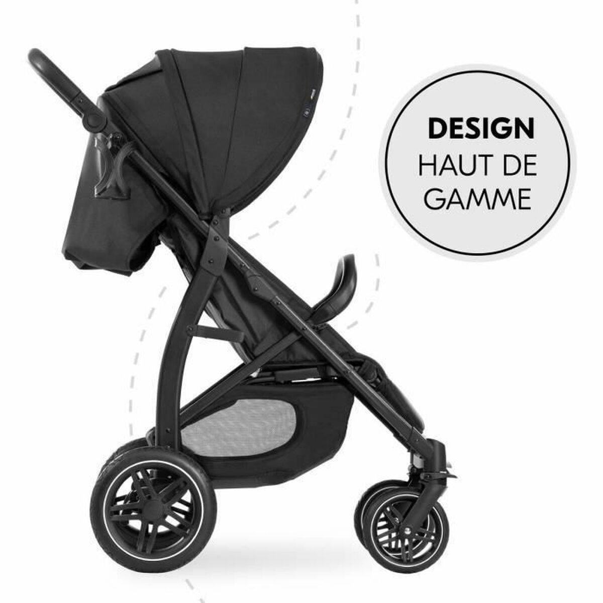 Carro de Paseo para Bebé Hauck Negro