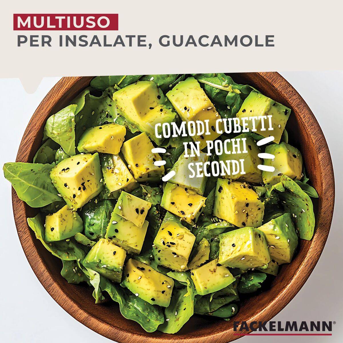 Cortador de Aguacate Fackelmann 16 cm Verde Acero Inoxidable