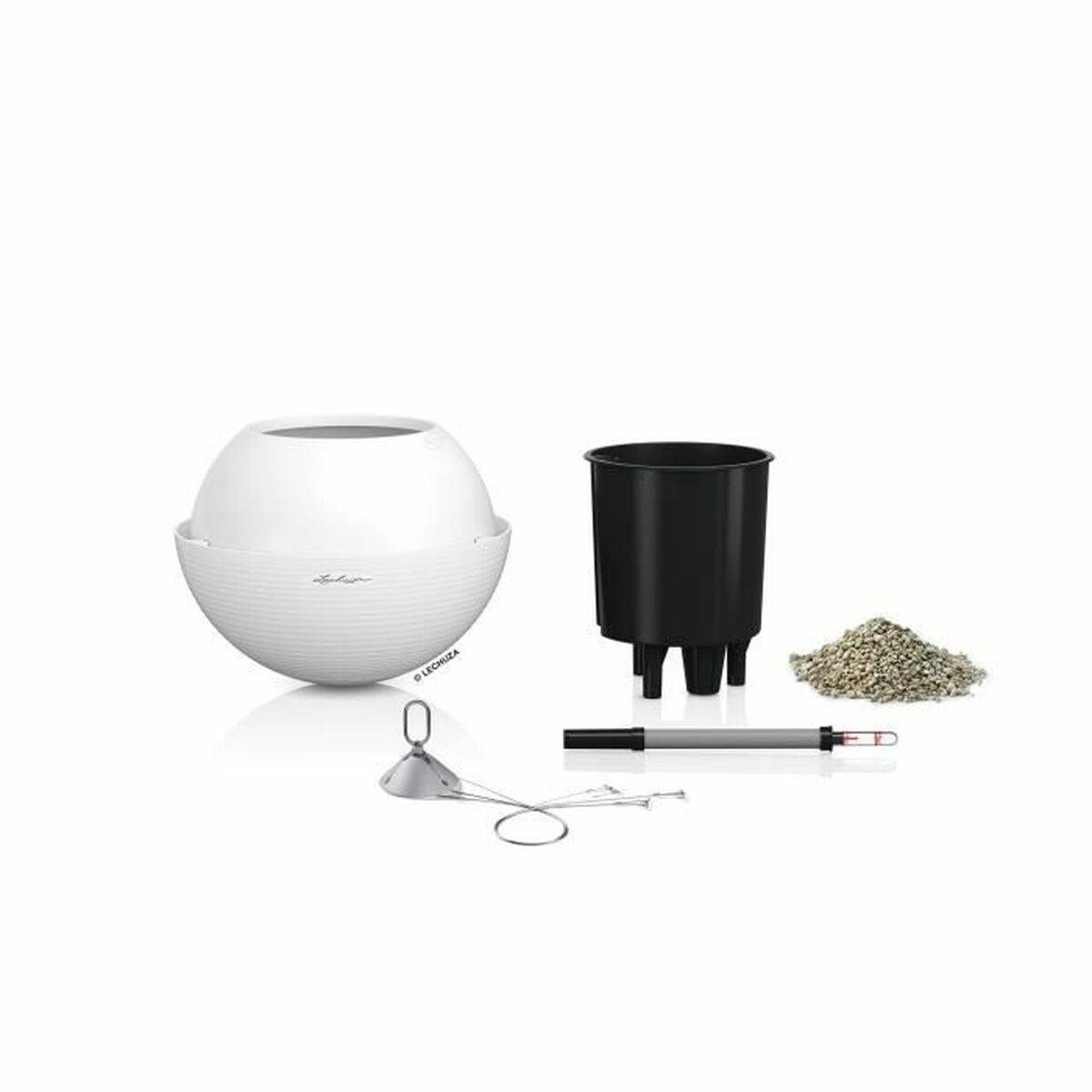 Maceta Lechuza Blanco Plástico