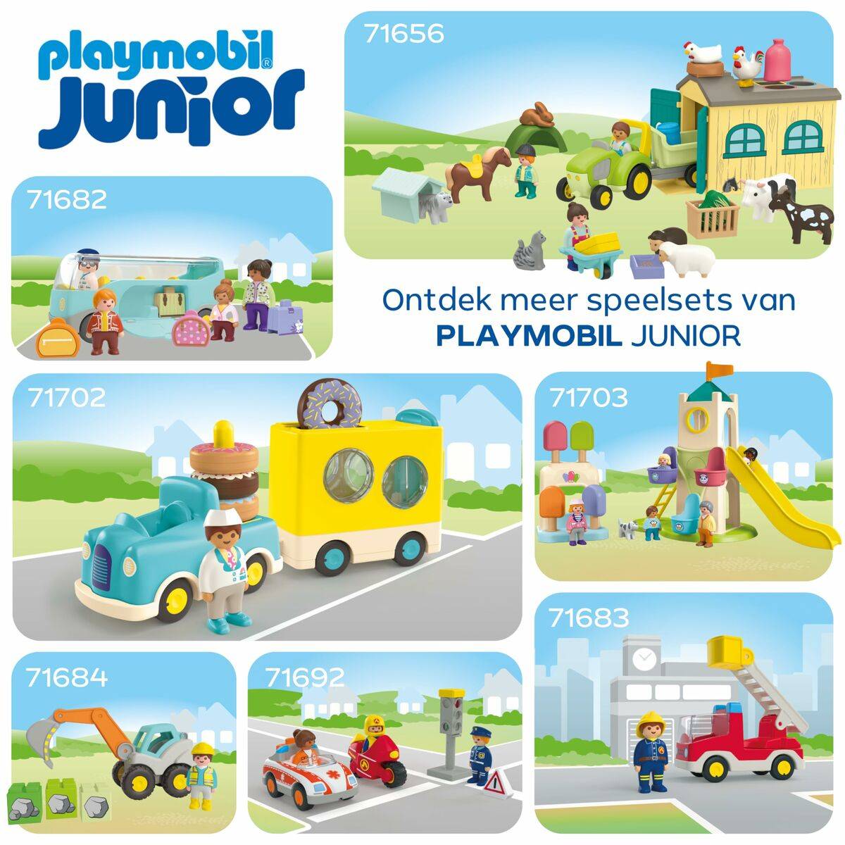 Playset Playmobil Junior 71774 5 Piezas