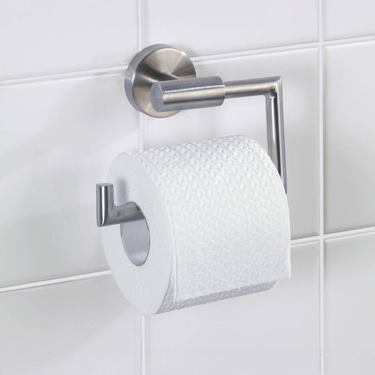 Portarrollos de Papel Higiénico Wenko bosio Acero Inoxidable 15 x 10,5 x 6,5 cm Acero