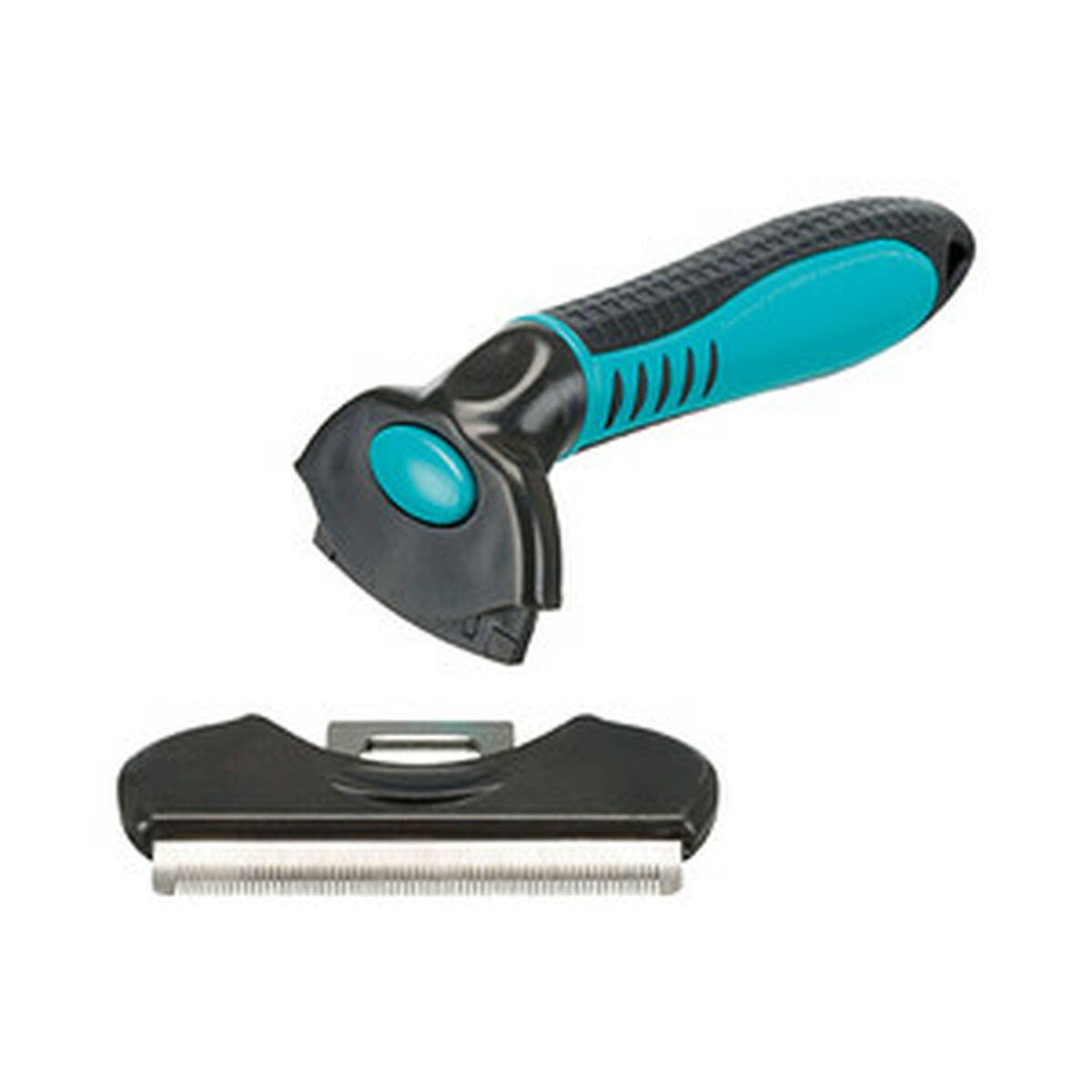 Cepillo para cardar Trixie Negro Turquesa