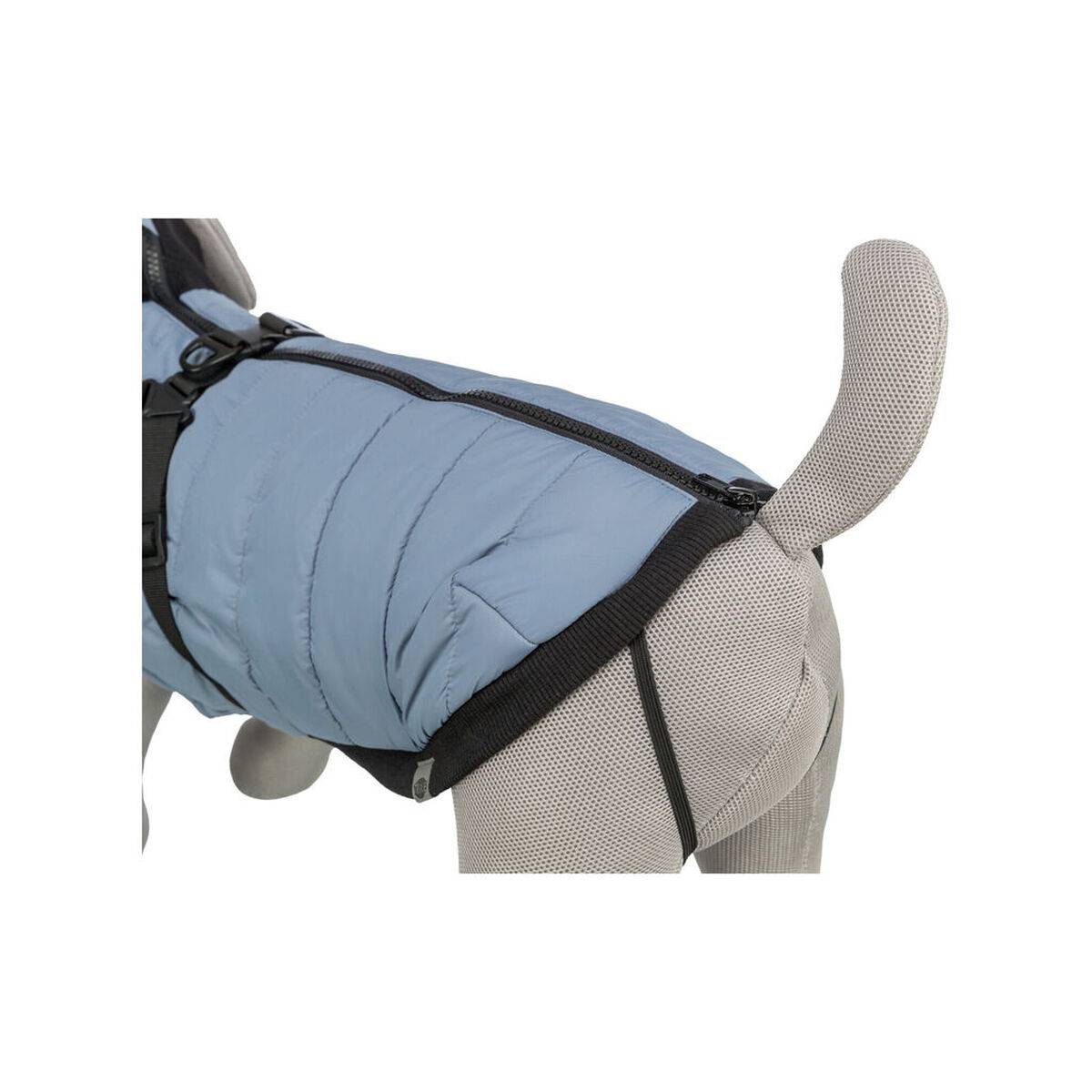 Abrigo para Perro Trixie Azul Gris S