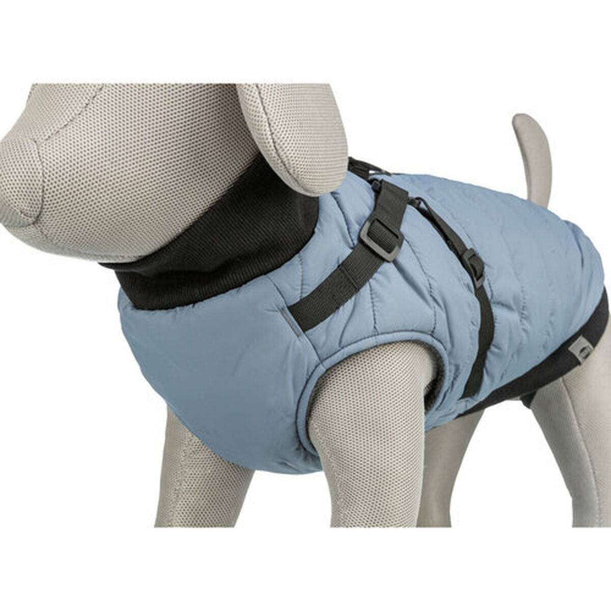 Abrigo para Perro Trixie Azul Gris S