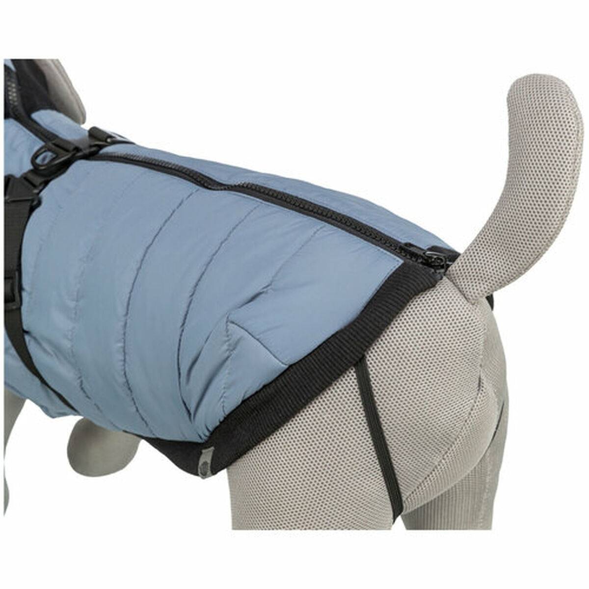 Abrigo para Perro Trixie Azul Gris S