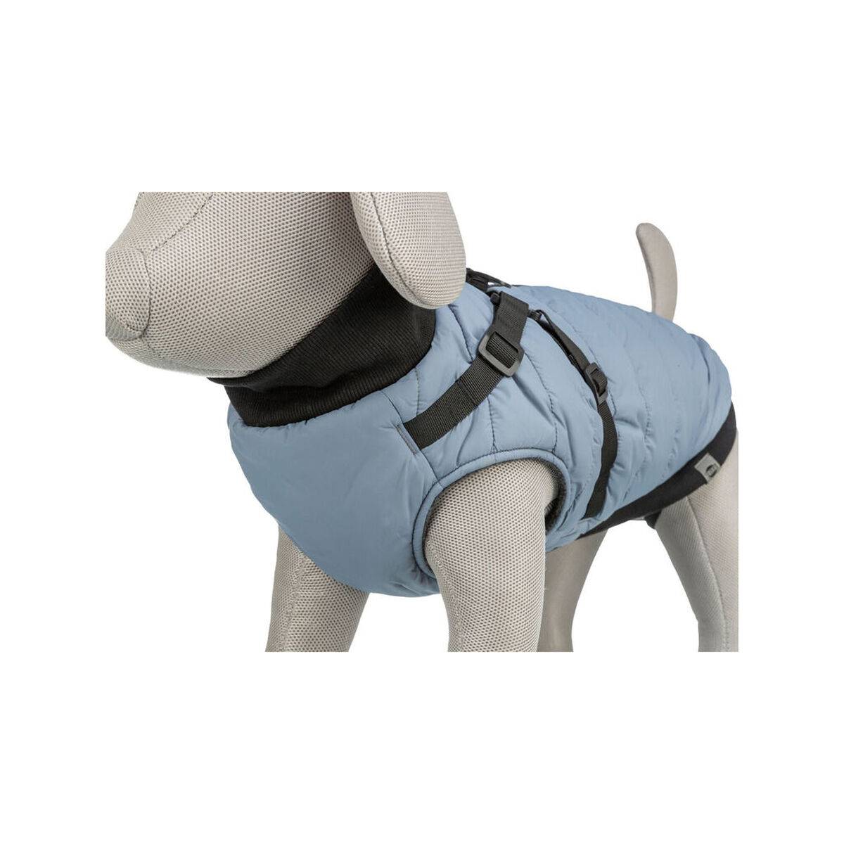 Abrigo para Perro Trixie Azul Gris M