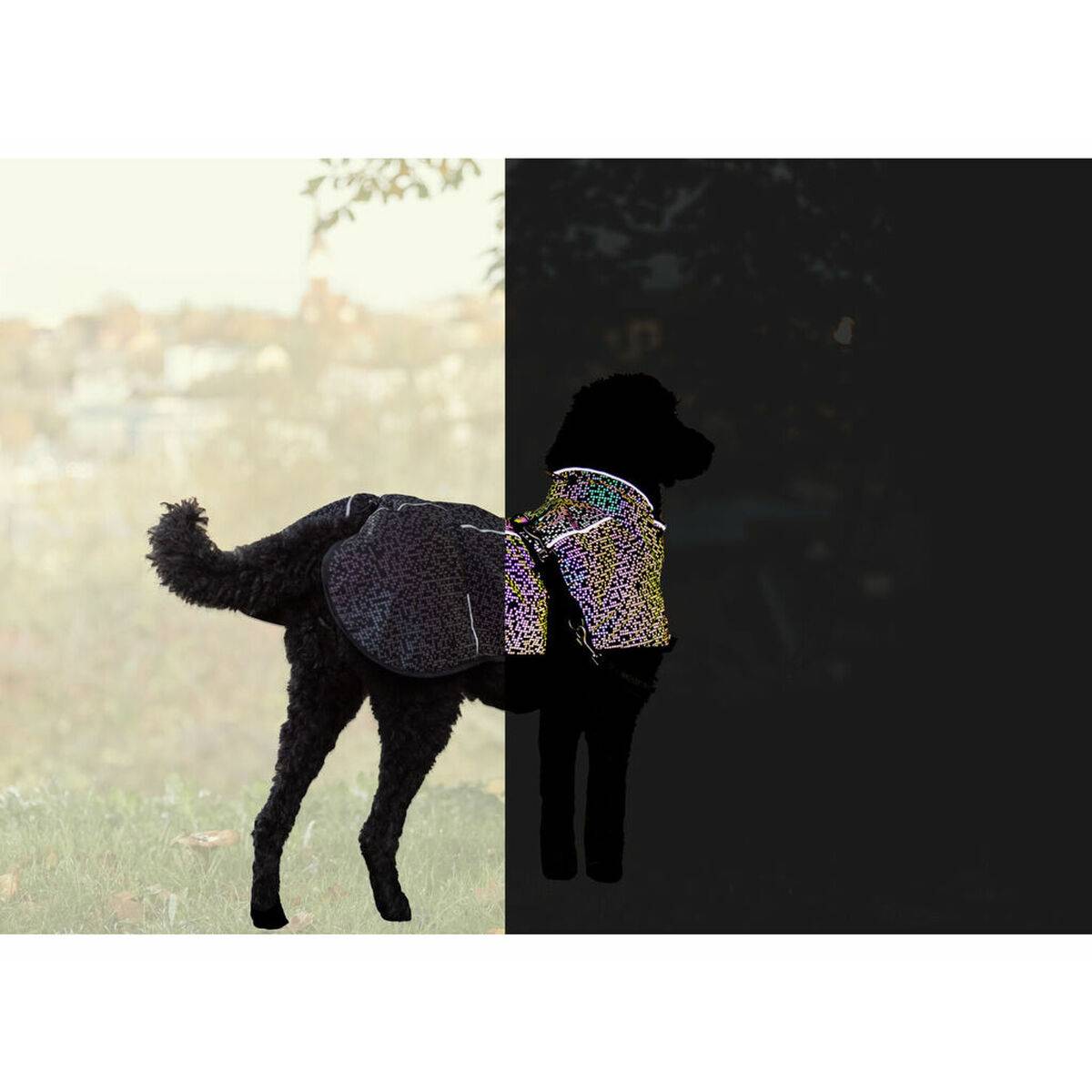 Capa para perro Trixie Limoux Reflec Multicolor S