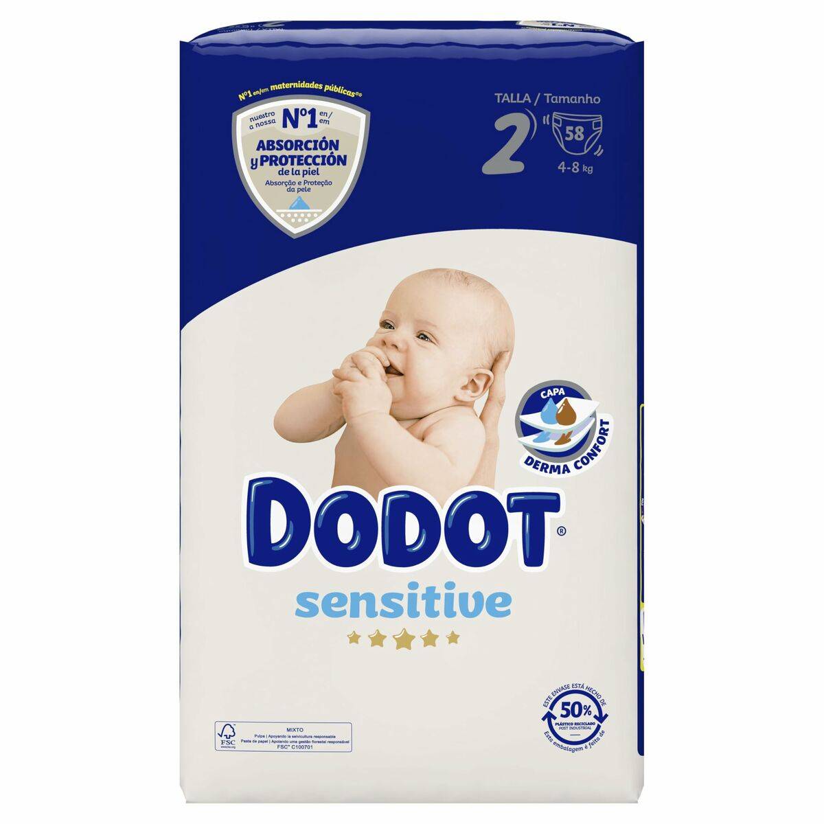 Protector Solar Facial Dodot DODOT SENSITIVE (58 Unidades)
