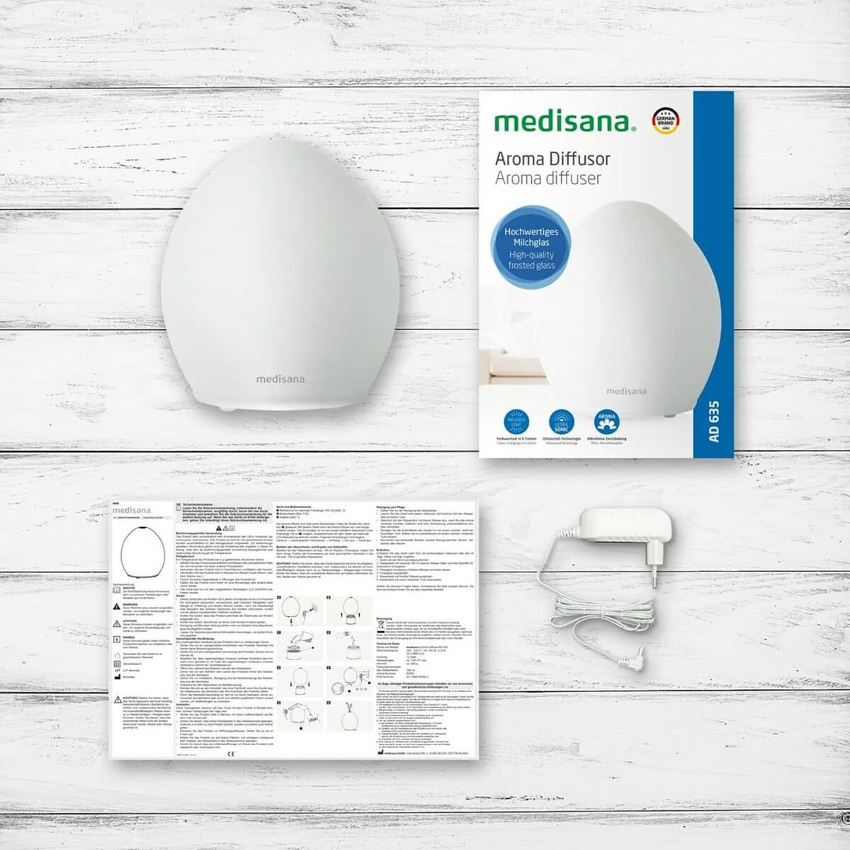 Difusor de Aceites Esenciales Medisana 60085 Blanco