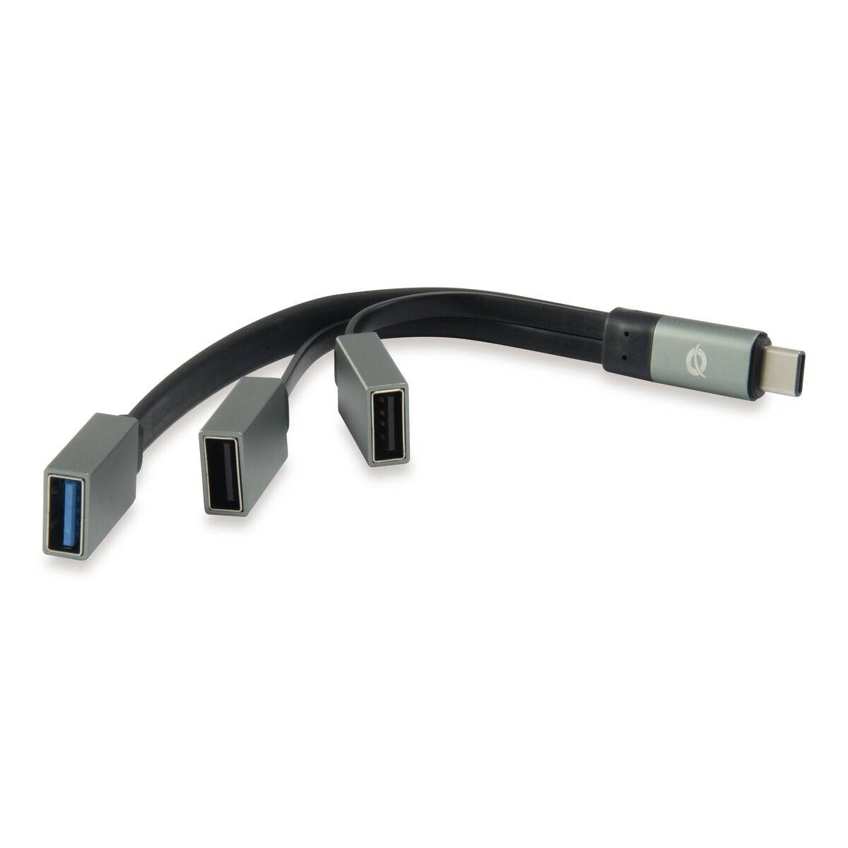 Hub USB Conceptronic 110514407 Gris