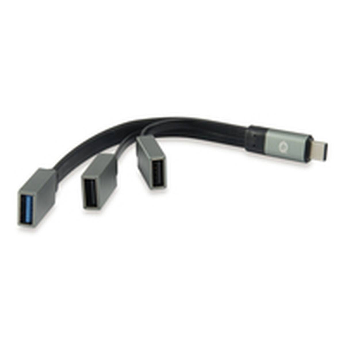 Hub USB Conceptronic 110514407 Gris