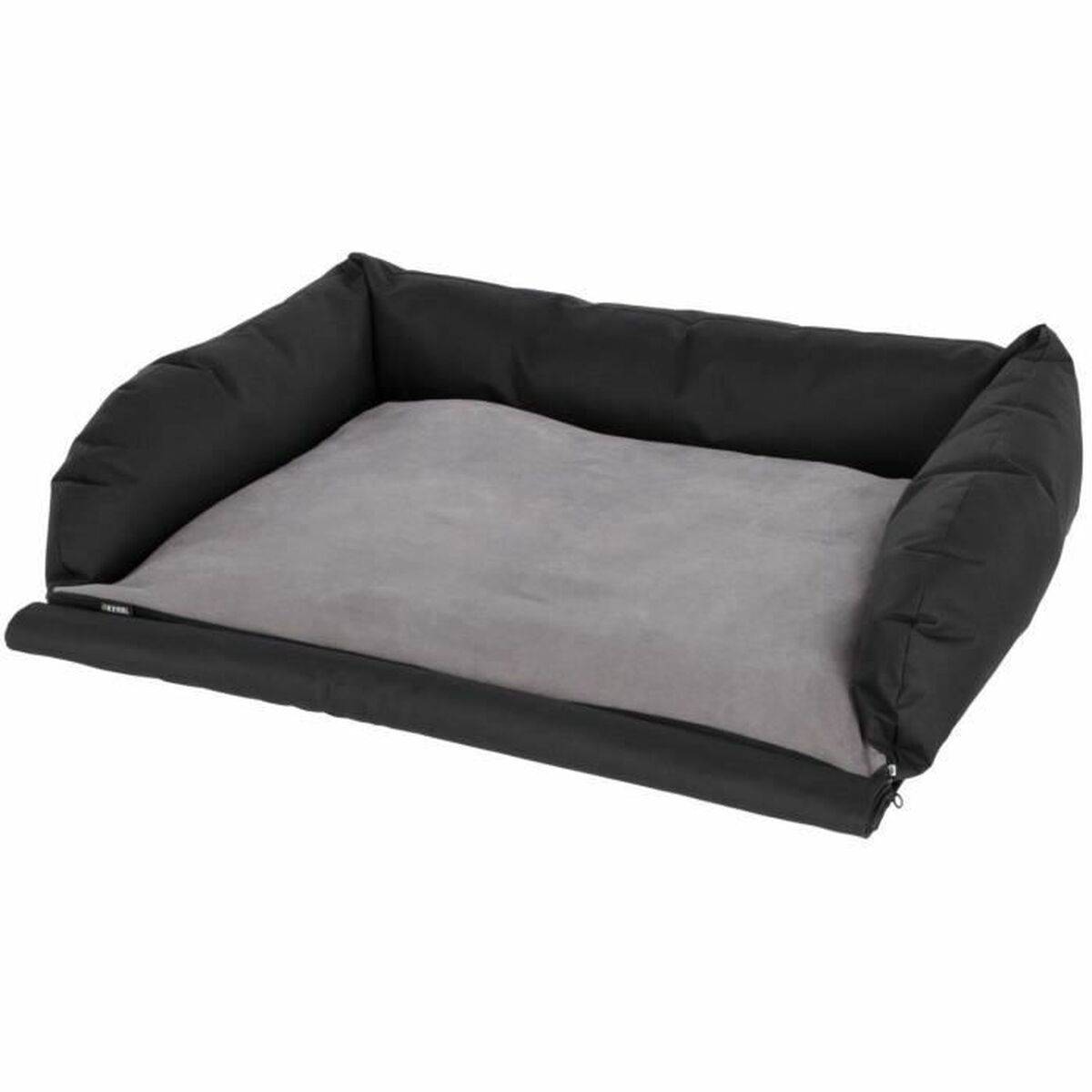 Funda Protectora de Coche para Mascotas Kerbl 80 x 60 cm Negro Gris