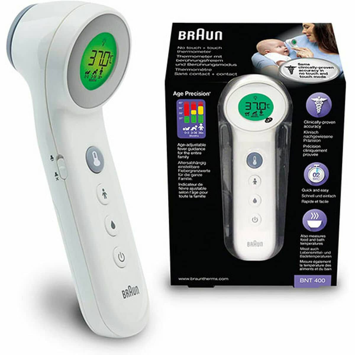 Termómetro Infrarrojo Braun BNT400