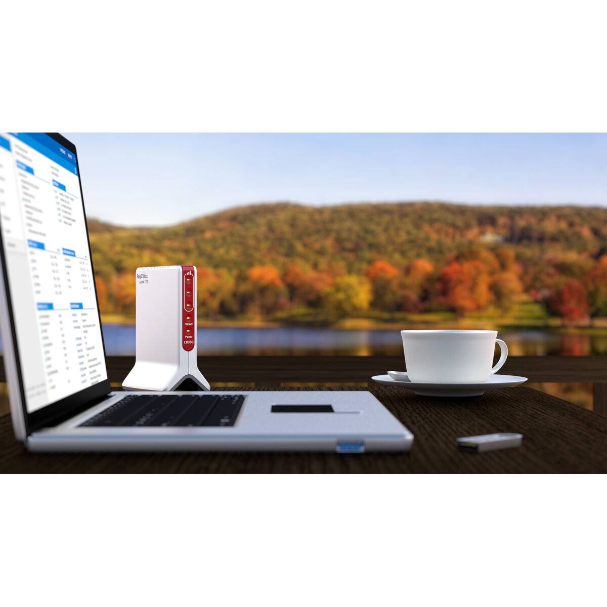 Router AVM 20003056 Blanco Ethernet LAN Wi-Fi