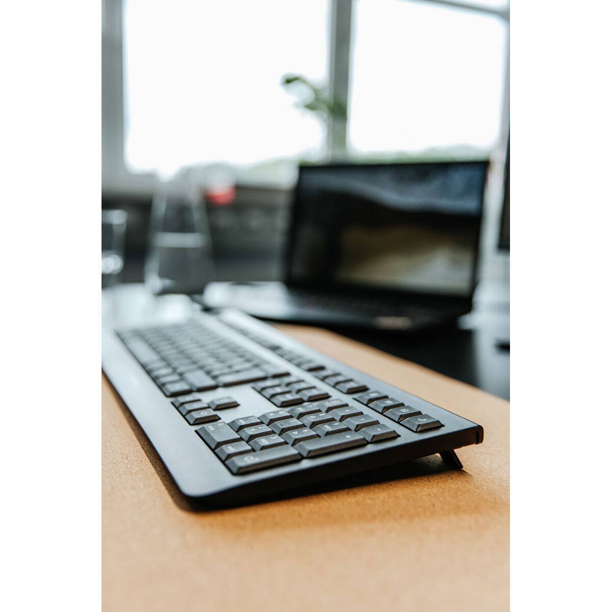 Teclado Inalámbrico Cherry JK-3000ES-2 Negro Qwerty Español
