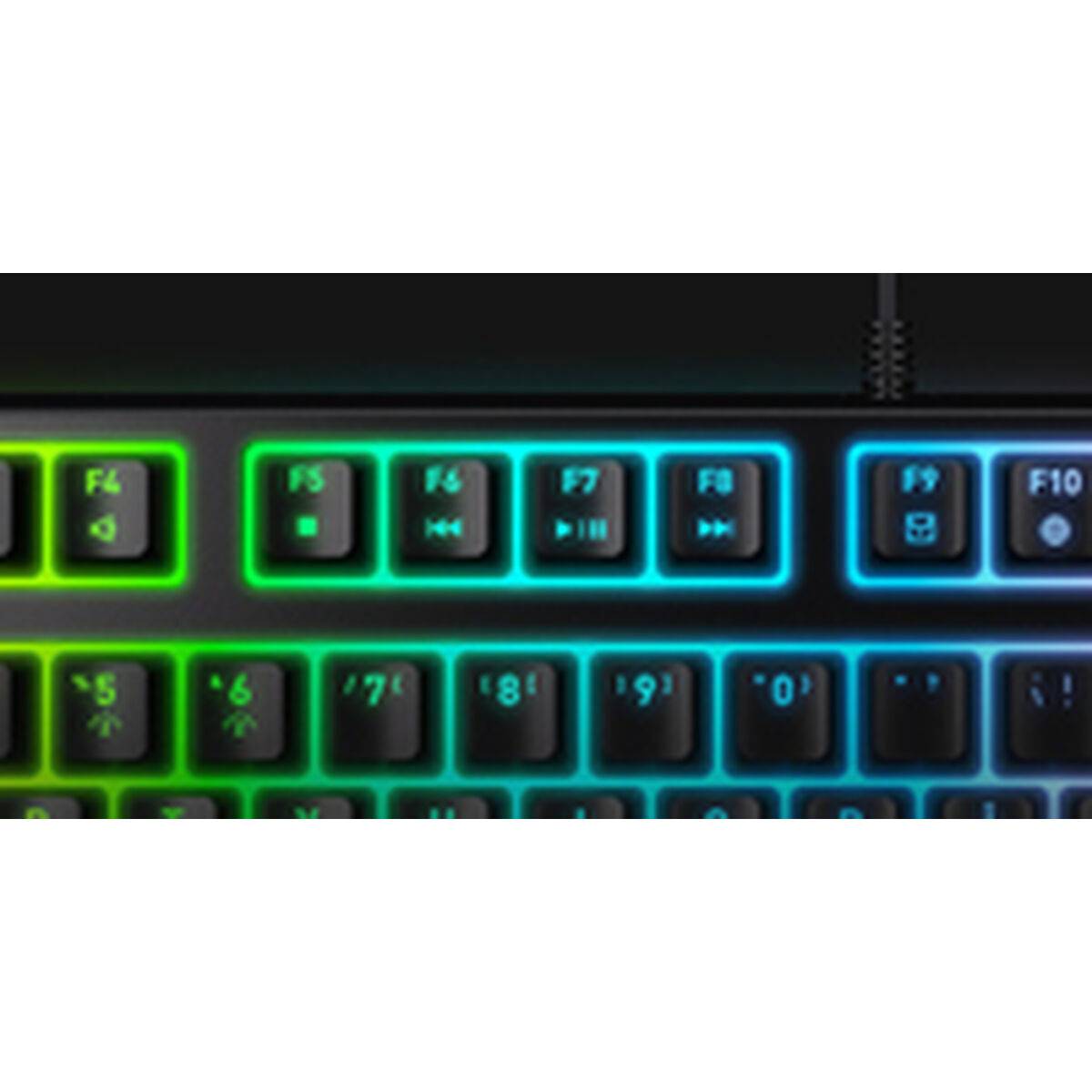 Teclado Cherry CX-K4V2-RGB-TKL-R-ES Negro Español QWERTY