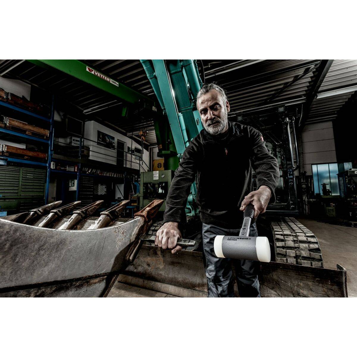 Maza de Goma Halder Supercraft Anti rebote