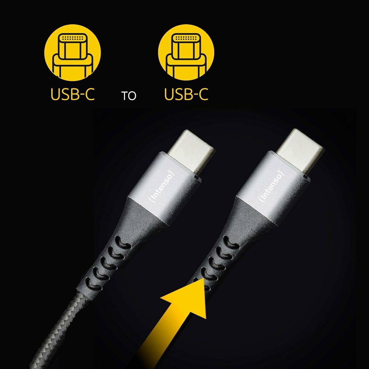 Cable USB-C a USB-C INTENSO C315C Negro