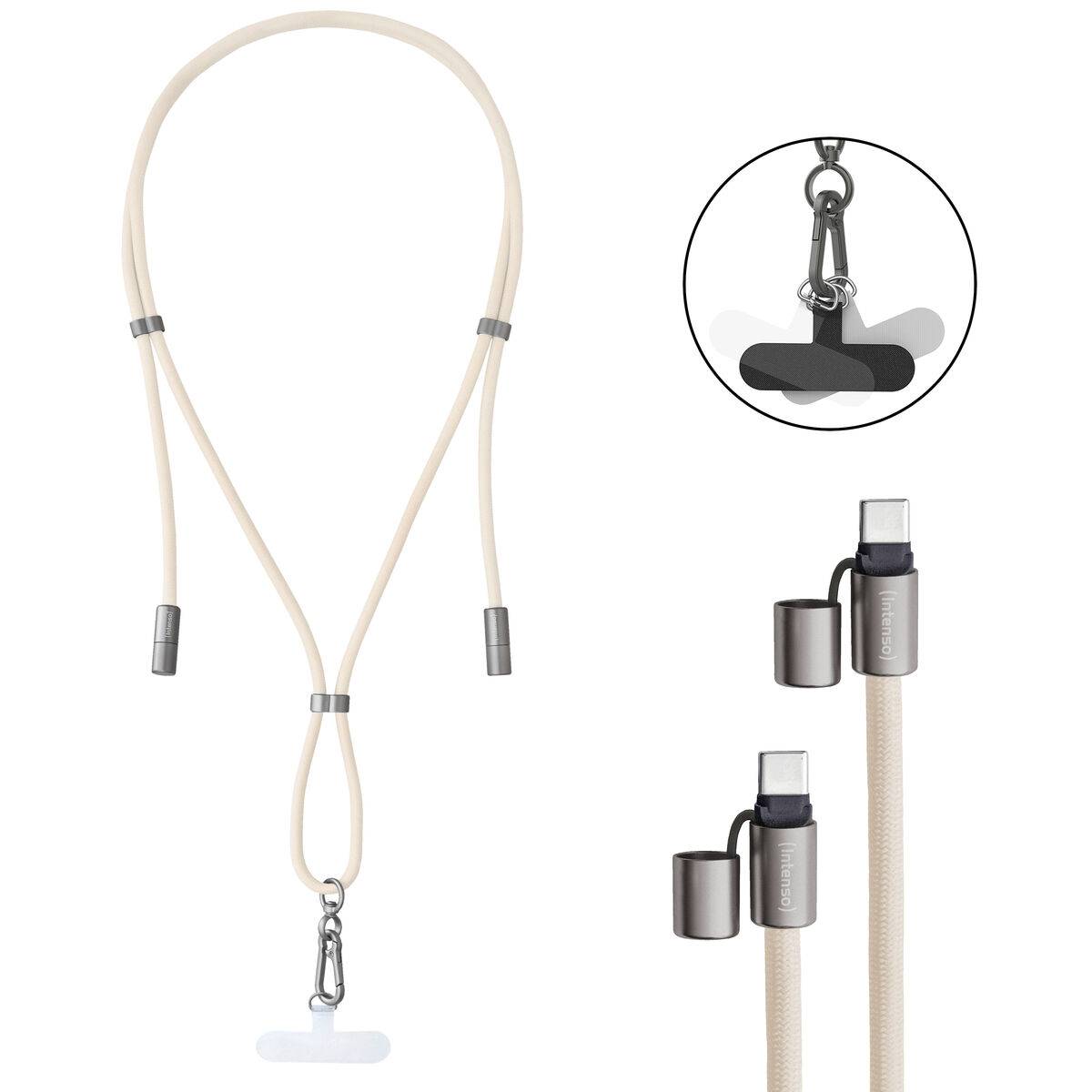 Cable USB-C a USB-C INTENSO 7991001 Beige