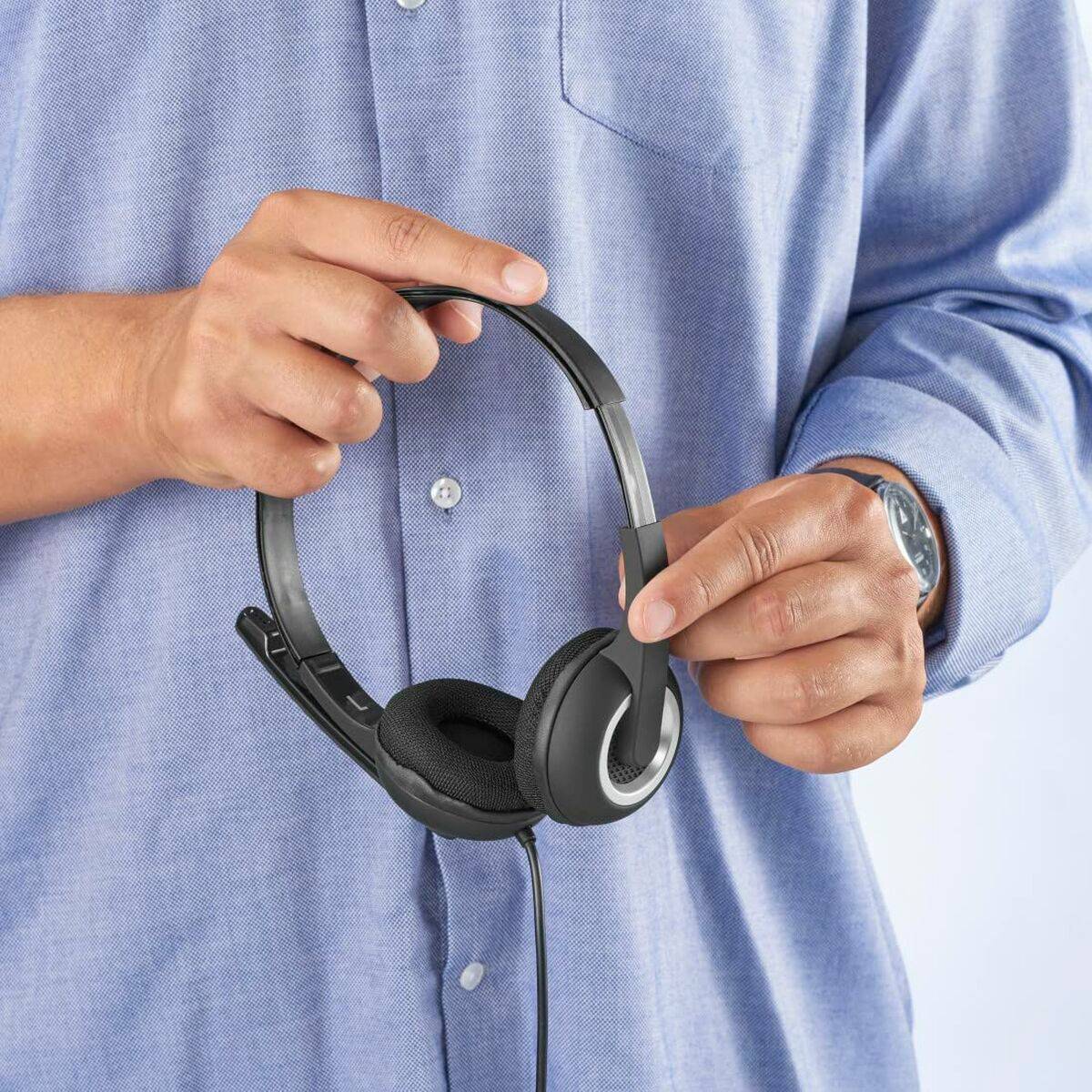 Auriculares con Micrófono Gaming Hama 00139932 Negro