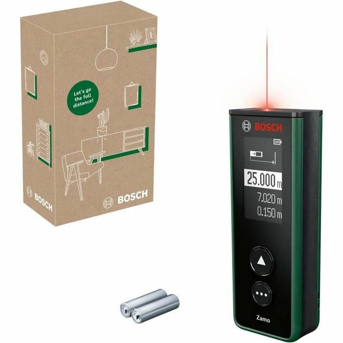 Nivel láser BOSCH +/- 0,5mm/m 20 m