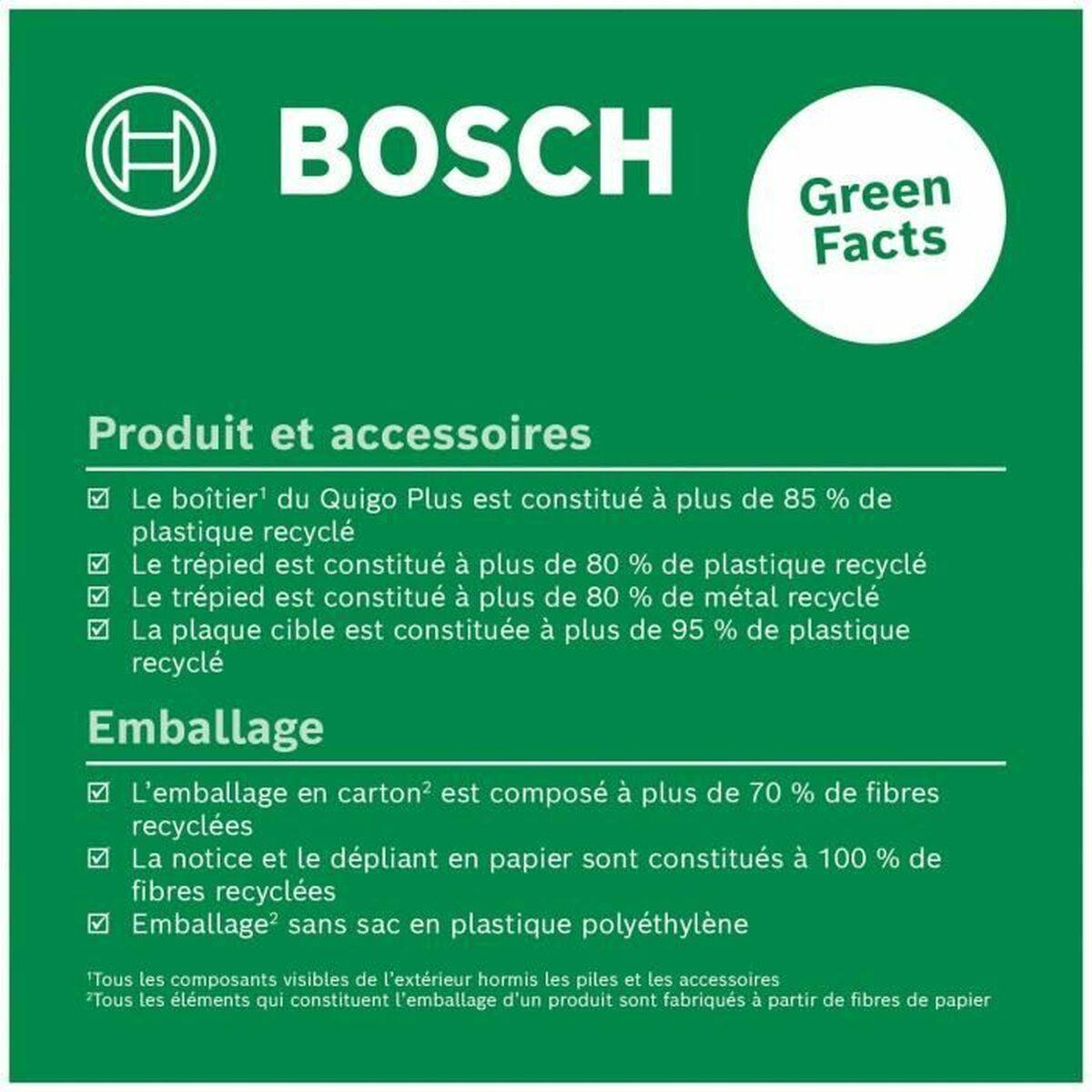 Nivel láser BOSCH Quigo + +/- 0,5mm/m 7-10 M