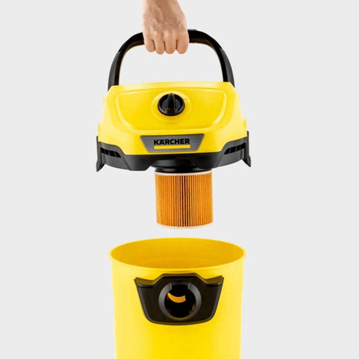 Aspirador Kärcher 1.628-124.0 Amarillo Negro 1000 W