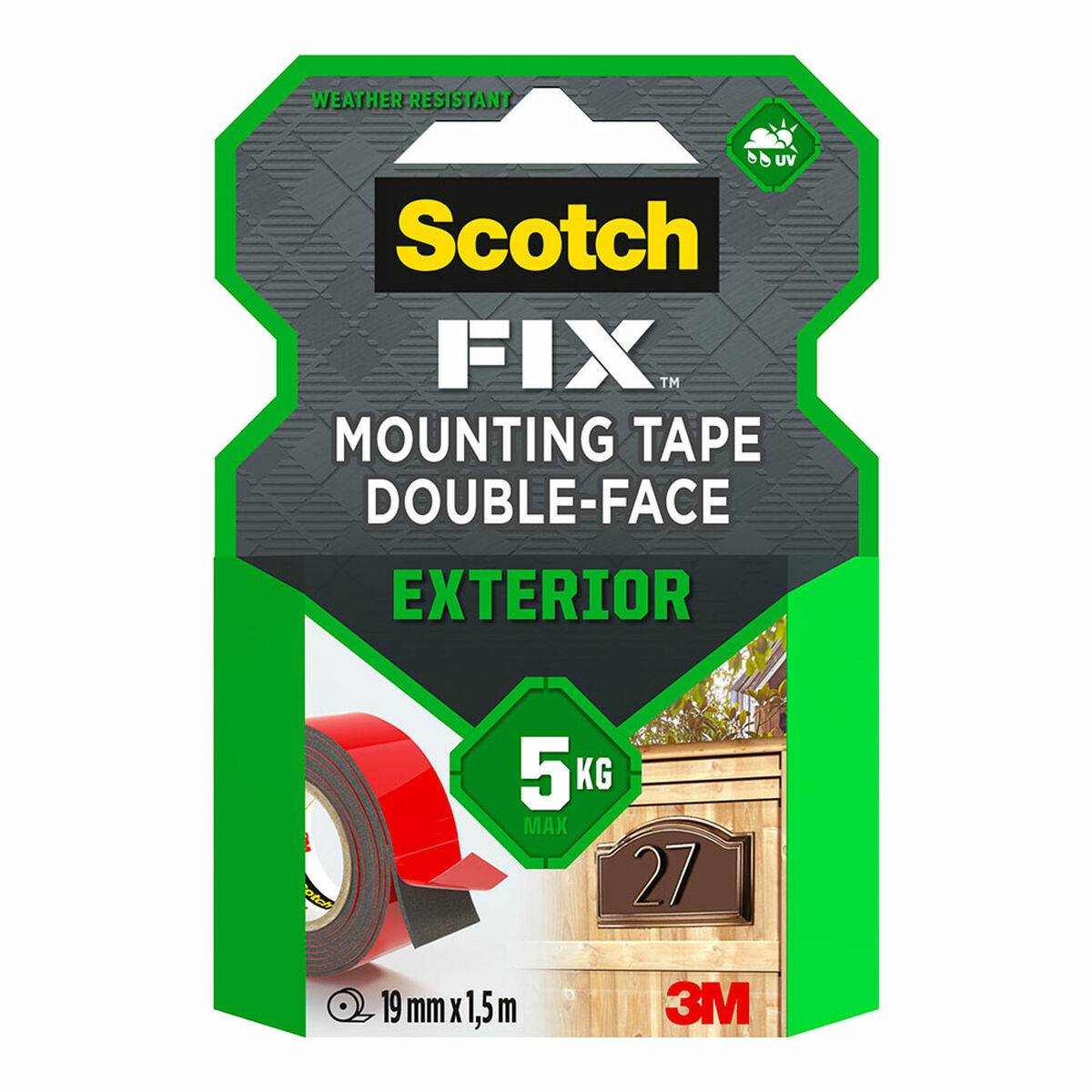 Cinta de Doble Cara Scotch 19 mm x 1,5 m