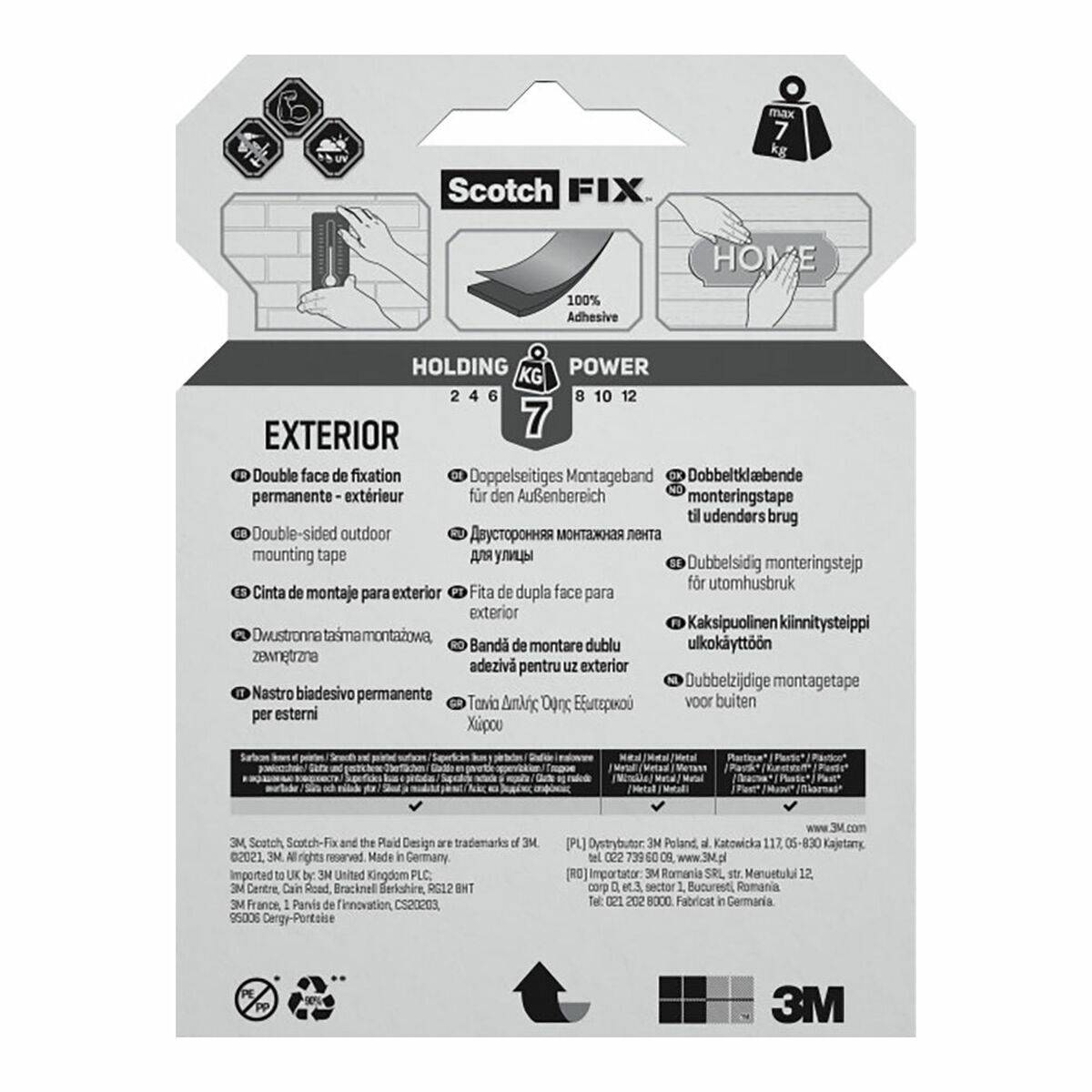 Cinta de Doble Cara Scotch 19 mm x 5 m