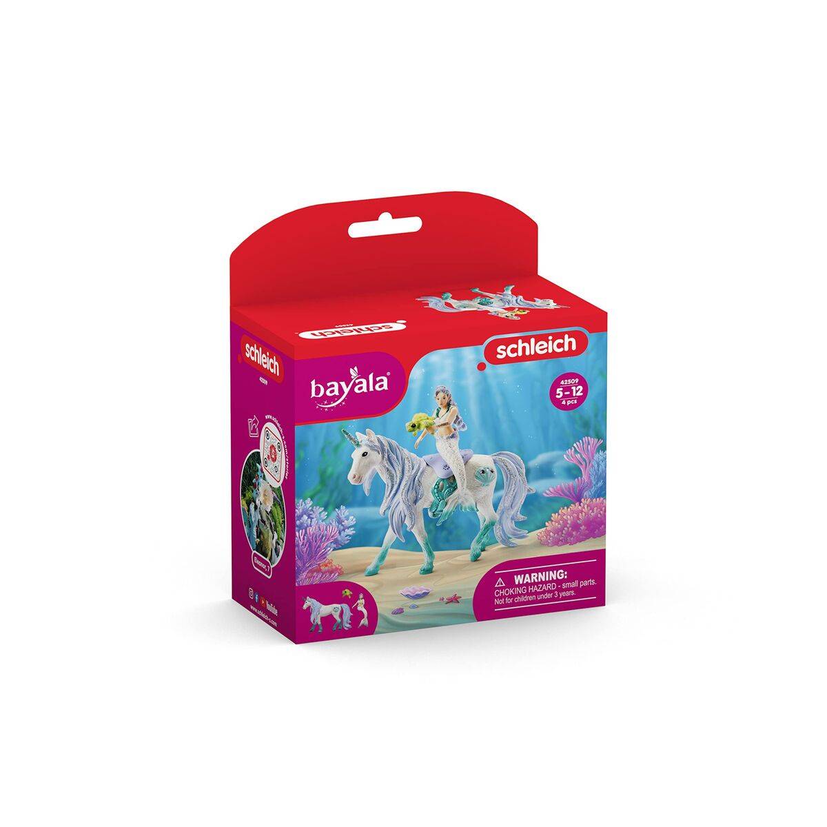 Playset Schleich 70594 Bayala Unicornio Sirena 4 Piezas