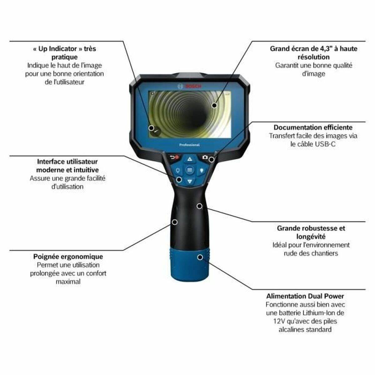 Detector de Entramados BOSCH GIC 12V-4-23 C