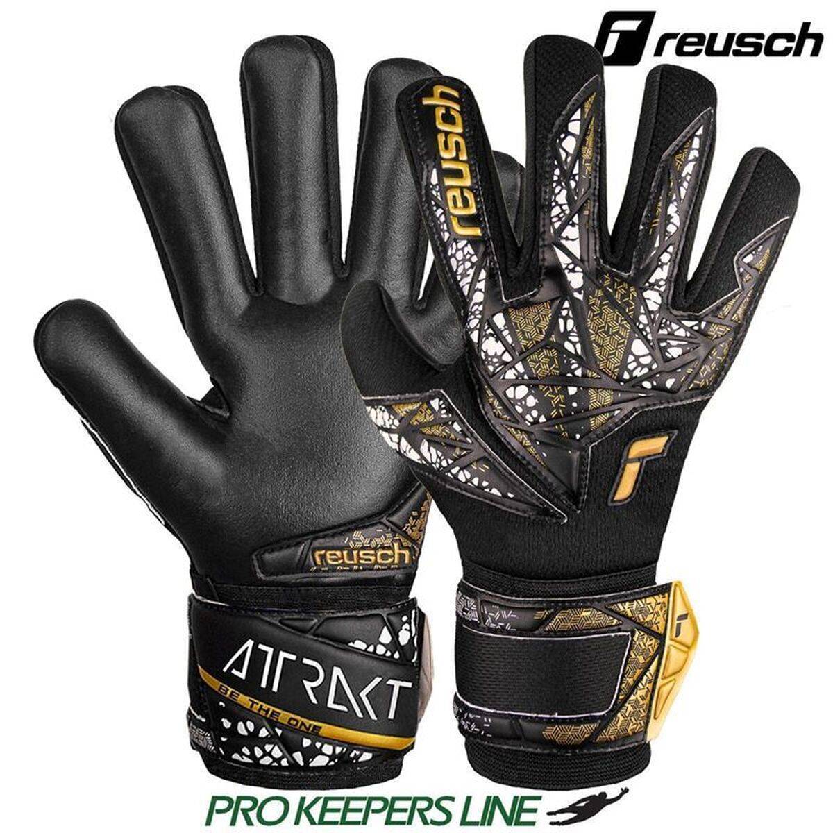 Guantes de Portero Reusch Attrakt Silver Nc Negro